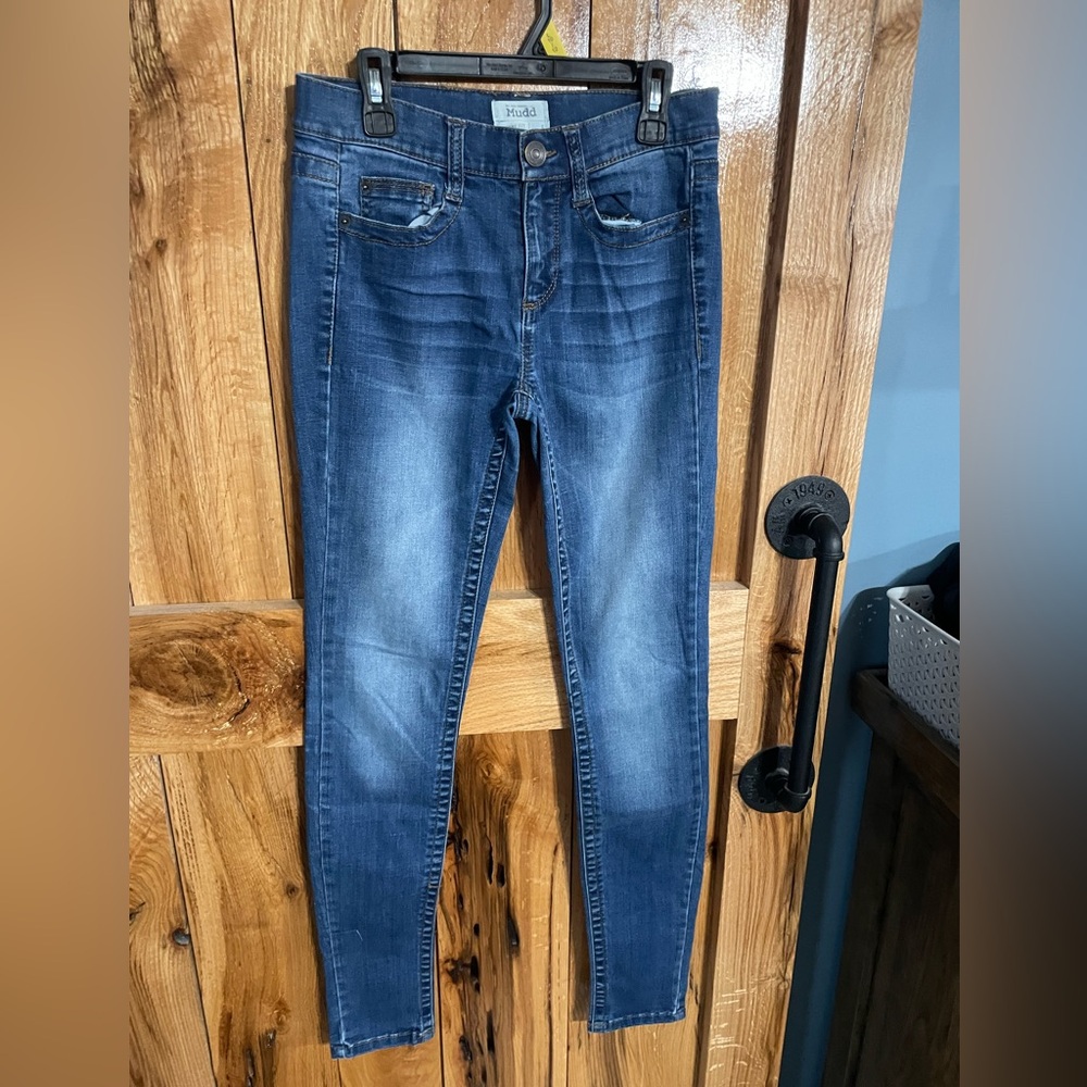 Mudd juniors blue skinny jeans size 5 excellent condition